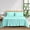 Aqua Blue, variant on 400 Thread Count 100% Egyptian Cotton 4-Piece Bed Sheet Set (1 Flat, 1 Fitted Sheet, 2 Pillow Covers) 21 Inches Deep Pocket Size Twin Color Aqua Blue Stripe