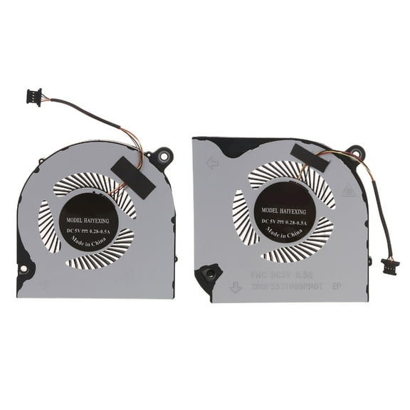 Necvior Laptop CPU GPU Cooling Fan 4Pin Radiator for AcerNitro 5 AN515-54 Gaming Laptop