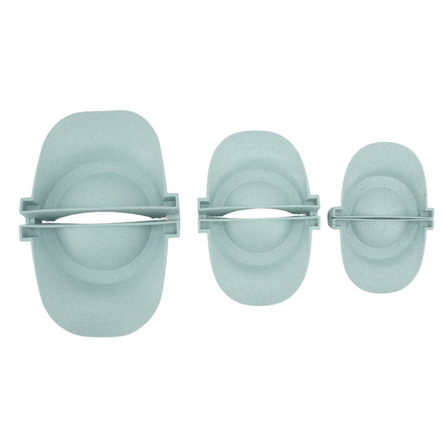 Empanadas Presse, 3 Pcs Moule à Raviolis Multifonctionnel en Paille de Blé Différentes Tailles pour Cuisiner Bleu