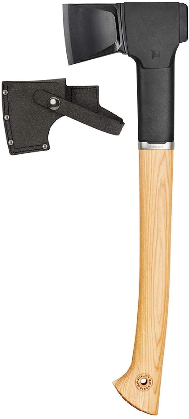 Fiskars Norden N7 フィスカース ノルデンアックス N7 Fiskars Norden N7 Hatchet with Recycled Leather Sheath (14 in