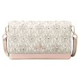 thumbnail image 4 of Michael Kors Women's Leather Crossbody Bag, Vanilla MK/Pink, 4 of 4