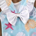 thumbnail image 5 of Aunavey Toddler Baby Girl One-Piece Swimsuit Shell Starfish Ruffle Swimwear Summer Bikini Bathing Suit, 5 of 8