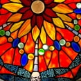 thumbnail image 4 of ARTZONE Tiffany Ceiling Lights, Stained Glass Ceiling Light 3-Lights 16 Inch Tiffany Flush Mount Ceiling Light for Bedroom Dining Living Room Entryway Foyer, 4 of 4