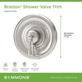 thumbnail image 5 of Symmons S5890TRM Braston Traditional Valve Trim Only - Chrome, 5 of 7