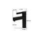 thumbnail image 3 of Monomando Lavabo U Ovalin Baño Rubinett Acero 304 Corto Negro Mate, 3 of 6