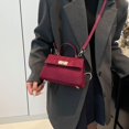 thumbnail image 2 of Embrague Bolso Cruzado Carpas Carro Muñeca Gamuza para Mujeres Compras Viajes, 2 of 6