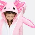 thumbnail image 6 of Joyfy Halloween Kids Jumpsuit for Girls, Pink Zip-Up Hooded Jumpsuit Costume for Halloween Cosplay Costume, 6 of 7