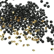 10000Pcs Acrylic Diamonds Vase Fillers 4mm Wedding Table Scatter Crystals Diamond Fake Confetti Gems Black Gold
