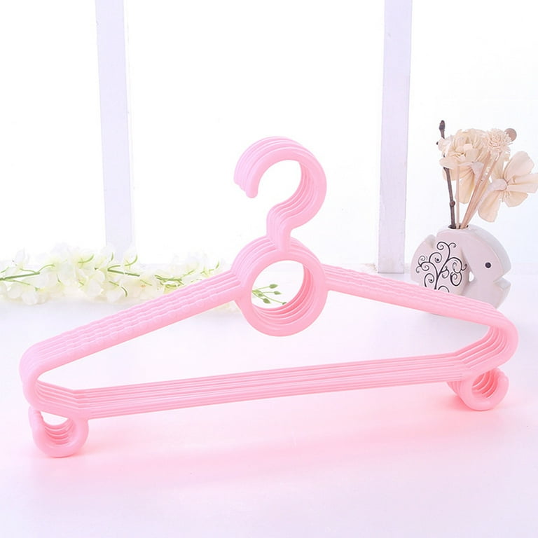 10 PCS Home Clothes Hangers Standard Plastic Thick Laundry and