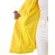 thumbnail image 5 of Abrigo de mujer INSPIRE CHIC de color sólido con solapa muesca, abotonado de una sola fila, abrigo de invierno, amarillo L, 5 of 6