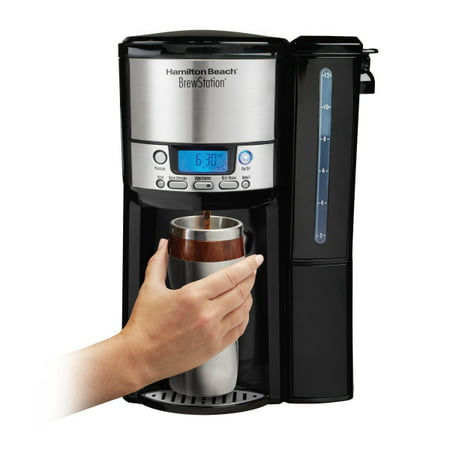 Hamilton Beach BrewStation 12 Cup Dispensing Coffeemaker with Removable Water Reservoir | Model# (Best Krups Coffee Machine)