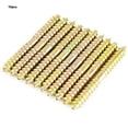 thumbnail image 5 of ANGGREK 10Pcs Zinc Plating Dowel Screw, Double Sided Iron Screw, Dowel Screw Set, For Woodworking For Home DIY Carpenter, 5 of 8