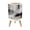 Color 1, variant on Small Trash Can with Lid Serene Autumn River Landscape Misty Mountains Colorful Trees 1.8 Gallon Dog Proof Trash Can Round Garbage Can Waste Bin Wastebasket for Bathroom Bedroom Living Room