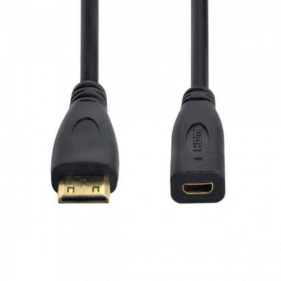 Xiwai Cable Type D Micro HDMI v1.4 Socket Female to Type C Mini HDMI Male Convertor Adapter Cable 20cm