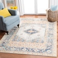 thumbnail image 2 of SAFAVIEH Aria Jina Oriental Area Rug, Ivory/Navy, 6'7" x 6'7" Square, 2 of 7