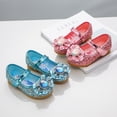 thumbnail image 2 of Disney Frozen Elsa Princess Designer Crystal Flat Shoes Kids Bling Slip on Baby Girls Shoes Child Flats35 Gao Jinjia LED, 2 of 2