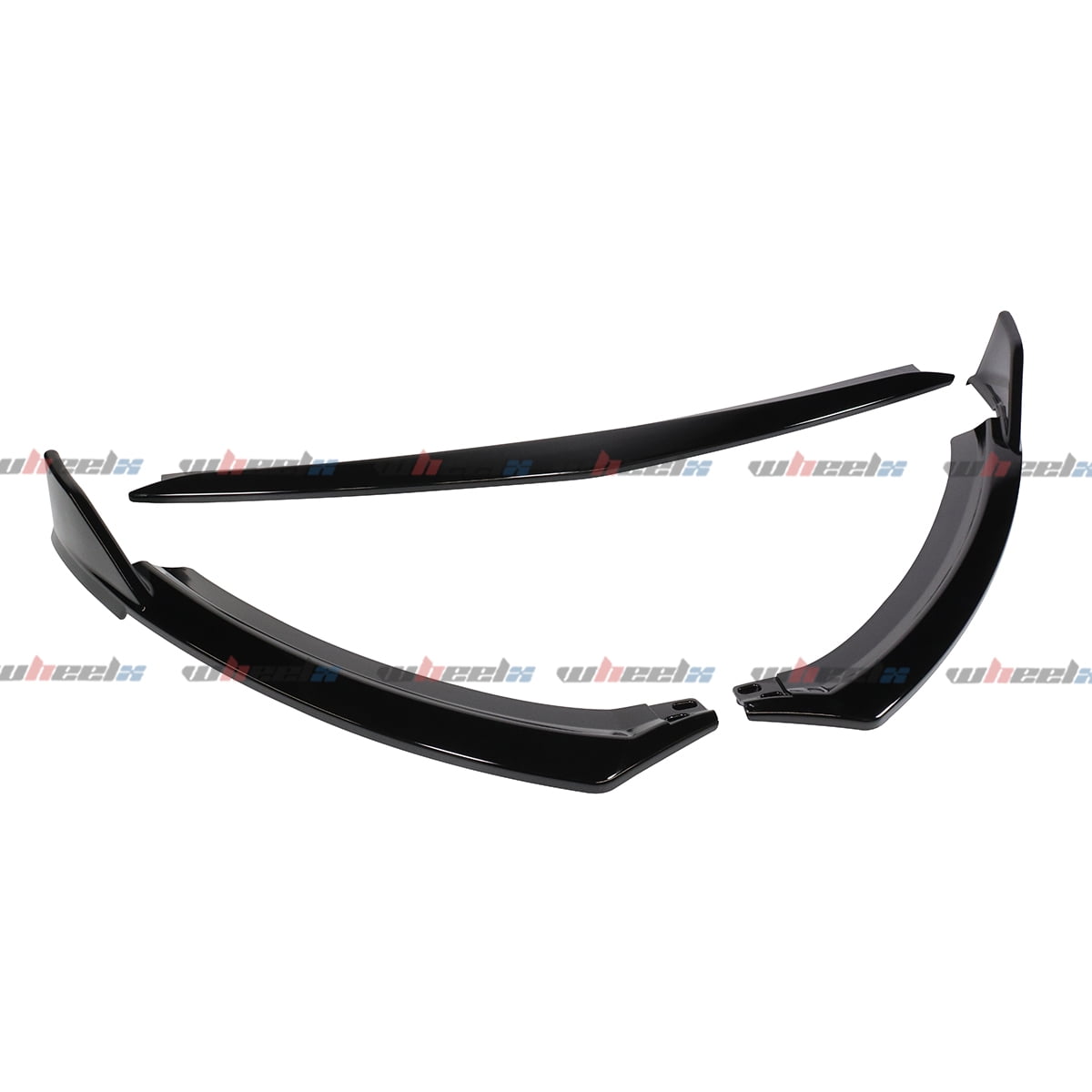 Front Lip Compatible with Toyota GR86 2022-2025, 3Pcs/Set Bumper Air Dam Lower Chin Splitter Protection Body Kit Fits for 2022 2023 2024 2025 (Gloss Black)
