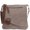 Gray, variant on Luxe Leather Women’s Crossbody Bag – Soft Suede with Brown Leather Strap, Casual Travel Shoulder Purse
