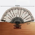 thumbnail image 7 of Hand Fans Lace Dancing Fan Woman Decorative Handheld Fan For Women Party Clothing Accessorie Hanfu Accessorie, 7 of 7