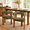 Green, variant on Modern Barrel Dining Chairs Set of 2, Chenille Upholstered Dining Arm Chairs with Wood Legs, for Dining Room, Living Room, Kitchen, Bedroom, Orange