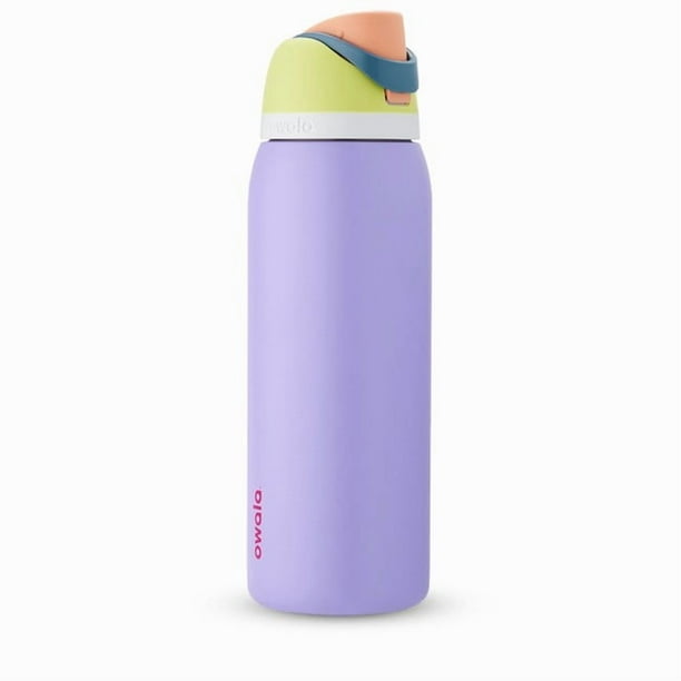 Owala FreeSip: Botella de acero inoxidable aislada con popote, 24 oz (700ml)