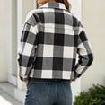 thumbnail image 6 of PiGOGI Womens Long Sleeve Cardigan Coat Button Front Jacket with Turndown Collar and Pockets Casual Soft Outerwear for Daily Wear, 6 of 6