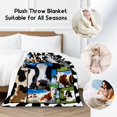 thumbnail image 3 of Cow Blankets and Throws, Cow Gifts for Women Girls Cow Lovers, Soft Fluffy Fuzzy Farmhouse Blanket Country Home Decor, 30"x40" Cow Pattern Blanket for Couch Sofa, 3 of 6