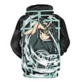 thumbnail image 3 of Demon Slayer Muichiro Tokito Mens Womens Novelty Hoodie 3D Print Pullover Hooded Long Sleeve Sweatshirts Tops Blouse with Pocket, 3 of 8