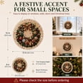 thumbnail image 5 of Christmas Pearl Diamond Painting Suncatcher Kit, DIY Craft | Acrylic Round Board with Lace Edge, 3D Pearl Beads Craft, Festive Window Wall Decor, 5 of 8