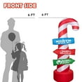 thumbnail image 5 of Christmas Inflatables Outdoor Decorations 6 ft Xmas Inflatable Candy Canes Stacking Signs for Yard, Build-in LED Light Xmas Blow Up for Holiday, Party, Garden, Lawn, 5 of 7
