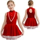 thumbnail image 3 of Disfraz de cosplay de galletas de jengibre de Navidad para niñas y niños, disfraz de hombre de jengibre, vestido de tutú de ballet de terciopelo, mono de leotardo de baile, 3 of 5