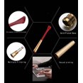 thumbnail image 4 of Boquilla para cigarrillos de mujer chapada en oro, filtro para fumar tabaco, limpia, reutilizable, soporte para filtro de ceniza de alquitrán de tabaco, tiene dos bases, se adapta a cigarrillos de m, 4 of 5