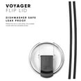 thumbnail image 2 of Simple Modern Stainless Steel Vacuum Insulated Voyager Tumbler with Flip Lid and Straws | 20 fl oz, 2 of 2
