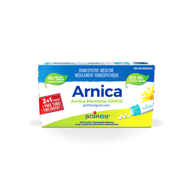 Boiron Arnica Montana 200 Ch (3 Tubes) – Médicament Homéopathique, Tube Multidose