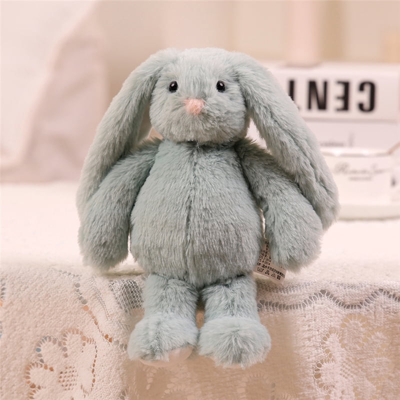 Cute Lop Rabbit Plush Toys Soft Stuffed Long Ears Bunny Doll Funny Baby's Sleeping Companion Room Decor Girls Boys Birthday Gift