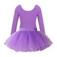 thumbnail image 2 of Alvivi Girls Swan Lake Ballet Dance Leotard with Tutu Skirt Dress Ballerina Performance Costume Lavender 3, 2 of 7