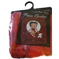 thumbnail image 3 of Betty Boop Fleece Throw Blanket Red and Pink with Character and Silhouettes., 3 of 5