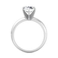 thumbnail image 5 of Capri - Moissanite Round Cut Lab Diamond Six Prong Solitaire Engagement Ring, 5 of 7