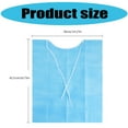 thumbnail image 3 of Pack of 30 Disposables Dentals Bibs Waterproof Orals Clinic Supplies Hygienic Protective Barrier for Patients Dentists, 3 of 9