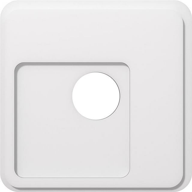 Ekena Millwork CMP20LN-05000 20 in. OD x 5 in. ID Square Lucan Architectural Grade PVC Contemporary Ceiling Medallion