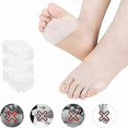 thumbnail image 2 of 6 Pairs Metatarsal Pads, 12 Foot Pads for Women and Men, Soft Gel Pads, Pain Relief, Transparent Breathable Honeycomb Insoles., 2 of 5