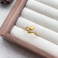 thumbnail image 5 of Anillo tulipán, flor con diseño de nicho en plata de ley S925, anillo abierto, 5 of 5