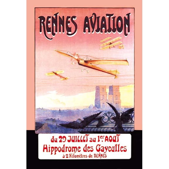 Rennes Aviation Museum quality giclee print canvas wrap(20" x 30")