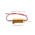 thumbnail image 2 of GOOHOCHY 4pcs Car Light Resistor Aluminum Nondestructive Wiring For Road Safety, 2 of 8