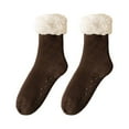 thumbnail image 1 of Slipper Socks with Grips Non Slip Soft Cozy Fuzzy Fleece Lined Socks for Cold Winter, 1 of 6