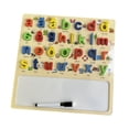 thumbnail image 3 of Esquirla Alphabet Puzzles Board Sensory Toy Montessori Toys Handwritten Exercise Board Lowercase, 3 of 8