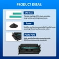 thumbnail image 6 of 26A Black Toner Cartridges 2-Pack Compatible for 26A CF226A 26X CF226X CF226AD1 Laserjet Pro M402n M402dn MFP M426fdw M426fdn M426dw M402 M426 Printer Ink, 6 of 8
