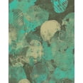 thumbnail image 2 of Moore, Regina 12x14 Black Ornate Wood Framed with Double Matting Museum Art Print Titled - Minty Green Orbs II, 2 of 4