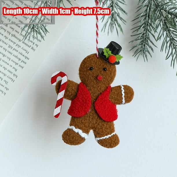 12 Colgantes De Papá Noel De 12 Cm Para Árbol De Navidad - Decoración Navideña Con Figuras De Árboles