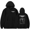 black, variant on Montell Fish Retro Casual Hoodie - Unisex Merch Pullover, Streetwear Fashion Tops